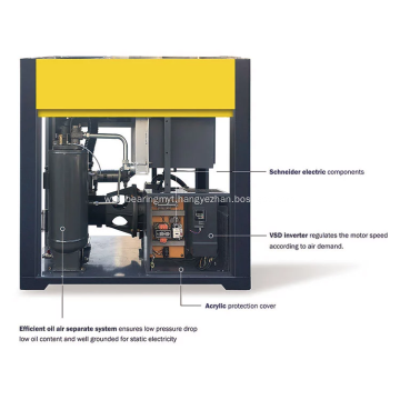 250KW rotary screw air compressor for drilling